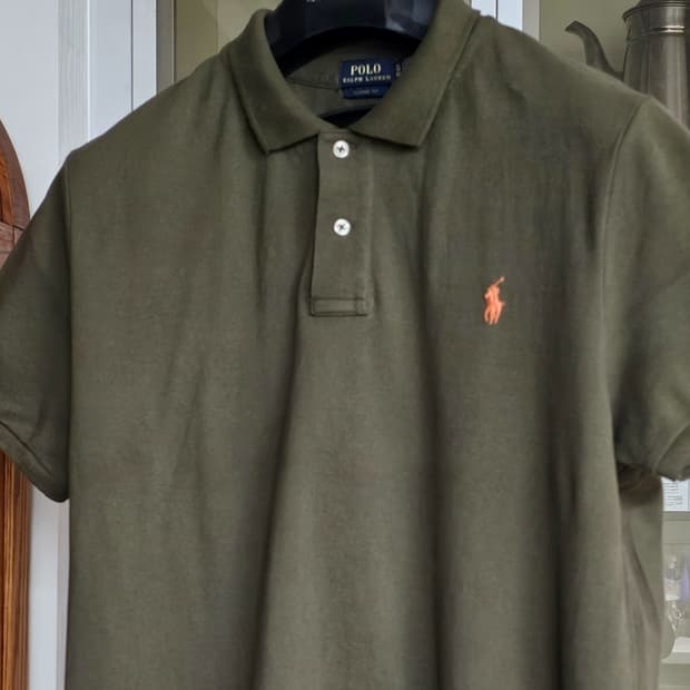 XL)정품)남성 폴로 랄프로렌 클래식핏  카라 반팔티