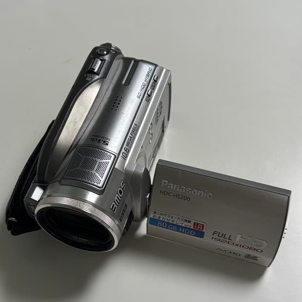 라이카x파나소닉 HDC HS200 빈티지 캠코더 실버