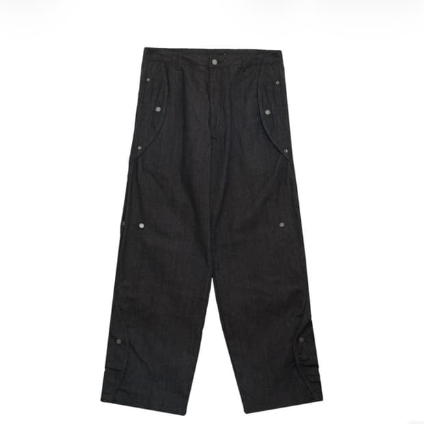 산산기어 데님 웨이브 팬츠 다크 인디고