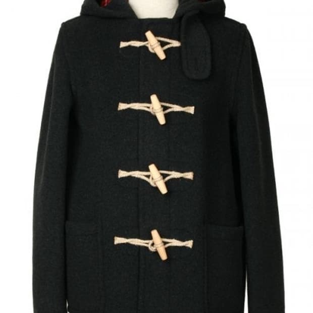 (46 XL) 런던트레디션 숏 더플코트 차콜