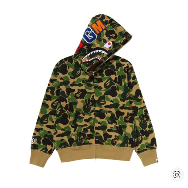 베이프 샤크후드 후드집업 M 새상품