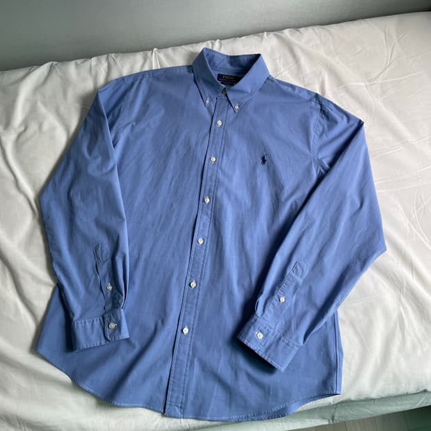 폴로 롱슬리브 포플린 셔츠 XL