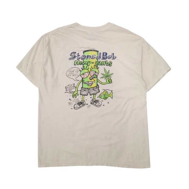00‘s 스펀지밥 마리화나 패러디 티셔츠
