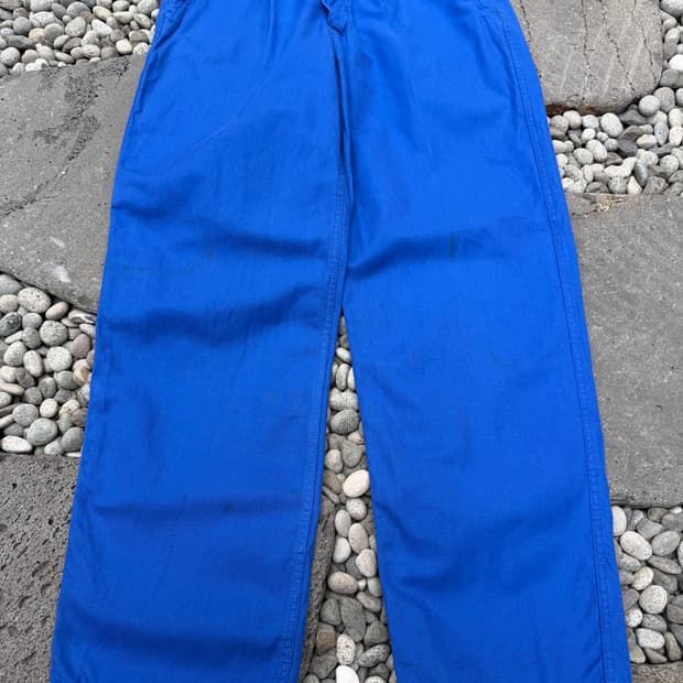 1970s VINTAGE WASHED WIDE 프렌치워크 와이드팬츠