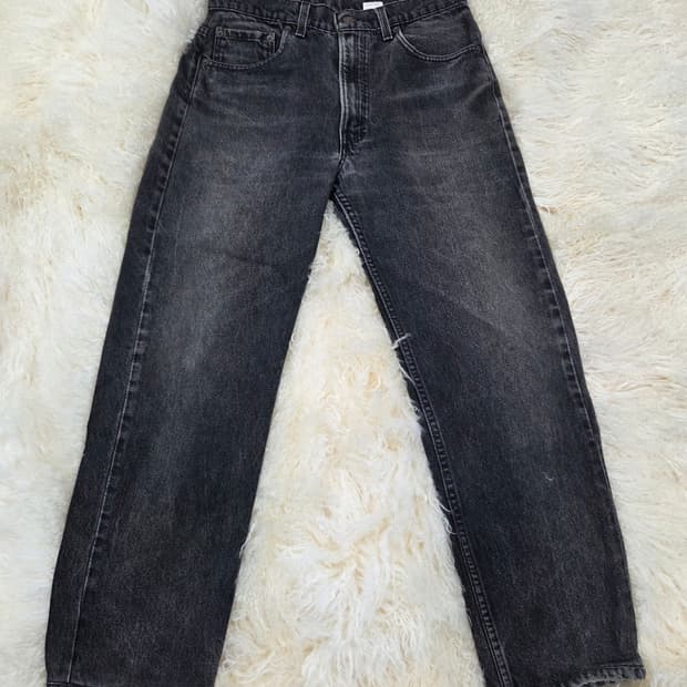 90's 리바이스 505 블랙 데님 USA