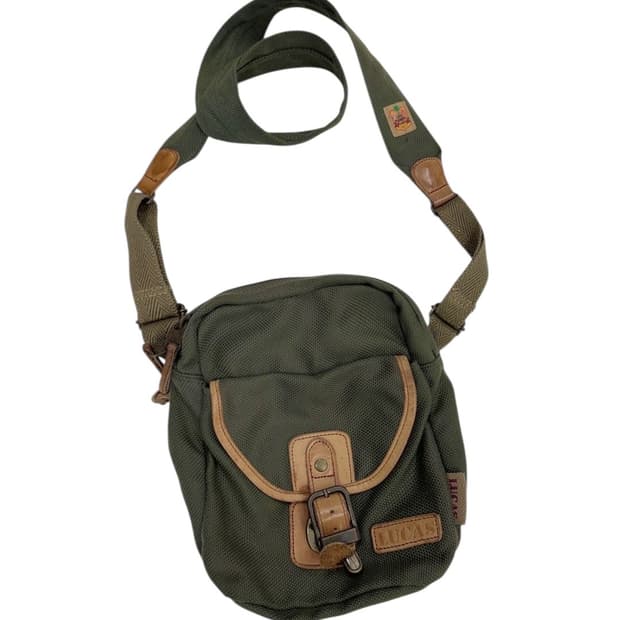 00s 루카스 미니 크로스백 카키
