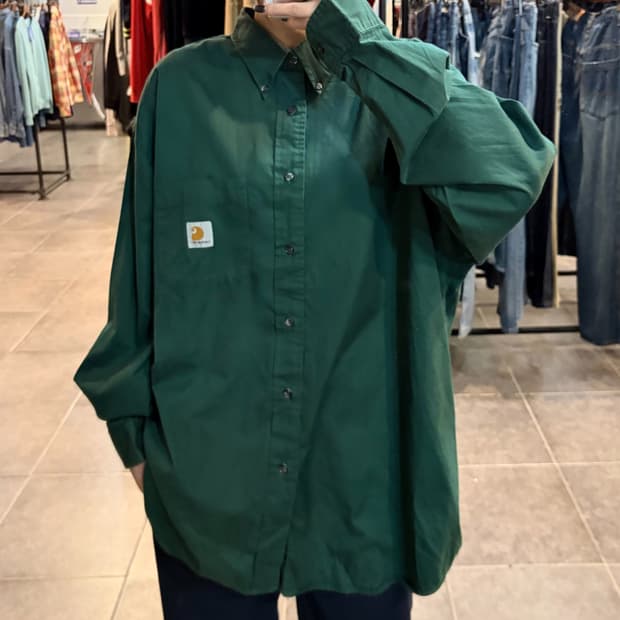  [NO.9] Carhartt 칼하트 셔츠 그린