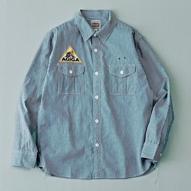 22페로우즈 히코리 워크셔츠 40 L