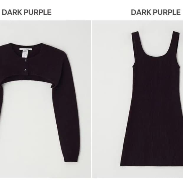 엔써이즈예스 Letter wool set 다크퍼플