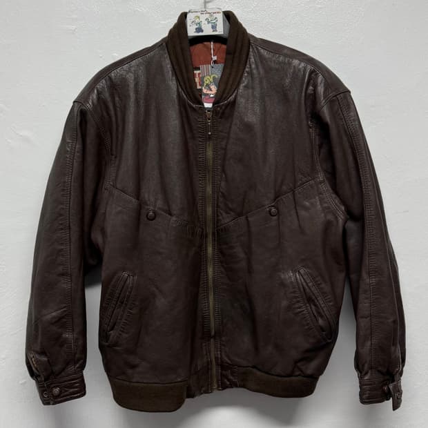 빈티지 레더자켓 36