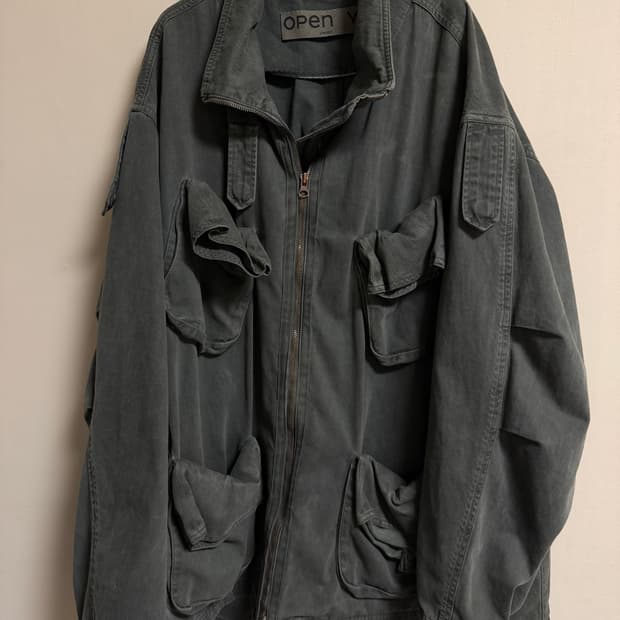 Open yy 오픈와이와이 카고 포켓 자켓 카키