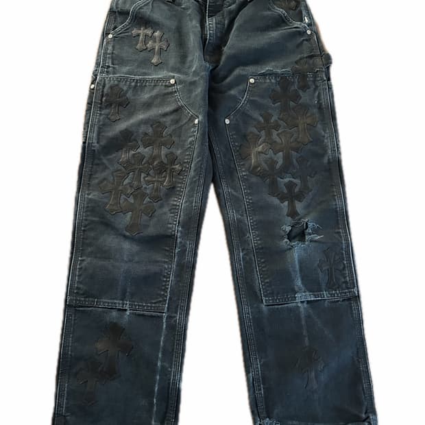 Chrome Hearts Cross Patch Jeans