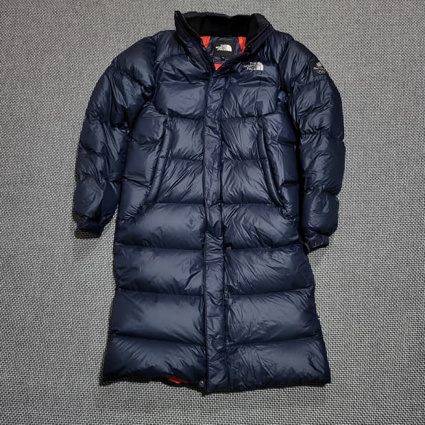 노스페이스 팀코리아 롱패딩 네이비 (85/90)