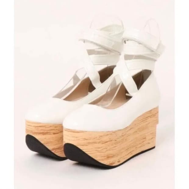 바디라인 bodyline 로킹호스 통굽 로리타 구두 235