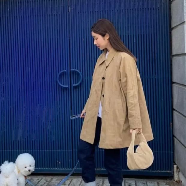 에토스 스웨이드 자켓