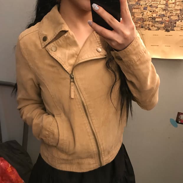 Spinkle 갸루 펑크 베이지 자켓