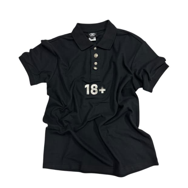 [M] 모자이크 소사이어티 18+ polo tee black