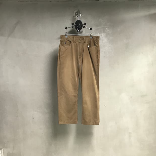 폴로 랄프로렌 브라운 코튼 팬츠 31/34