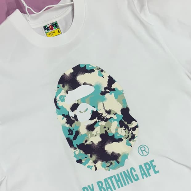 베이프 맵 카모 티셔츠 희귀템