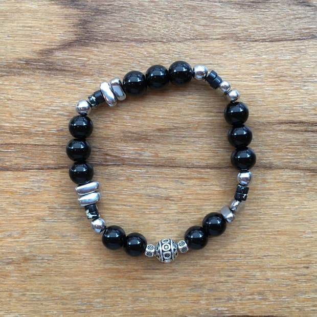 handmade black bracelet