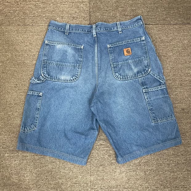 (34) Carhartt 칼하트 카펜터 데님 쇼츠 반바지