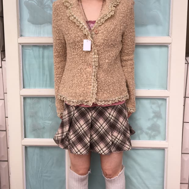 Lace trimming jacket