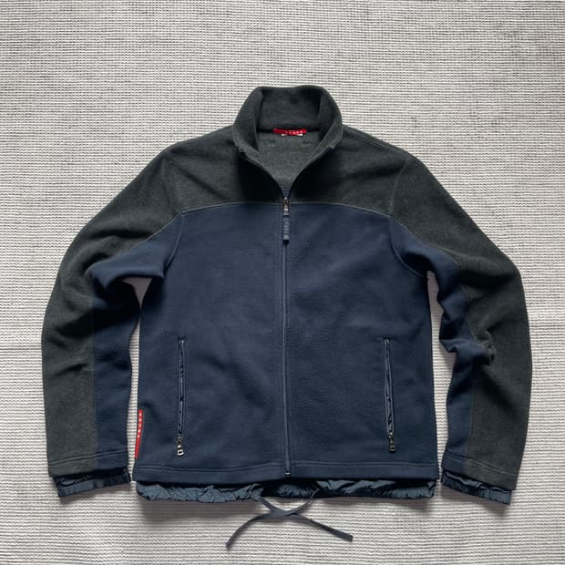 프라다 스포츠 00‘s 하이브리드 플리스 자켓