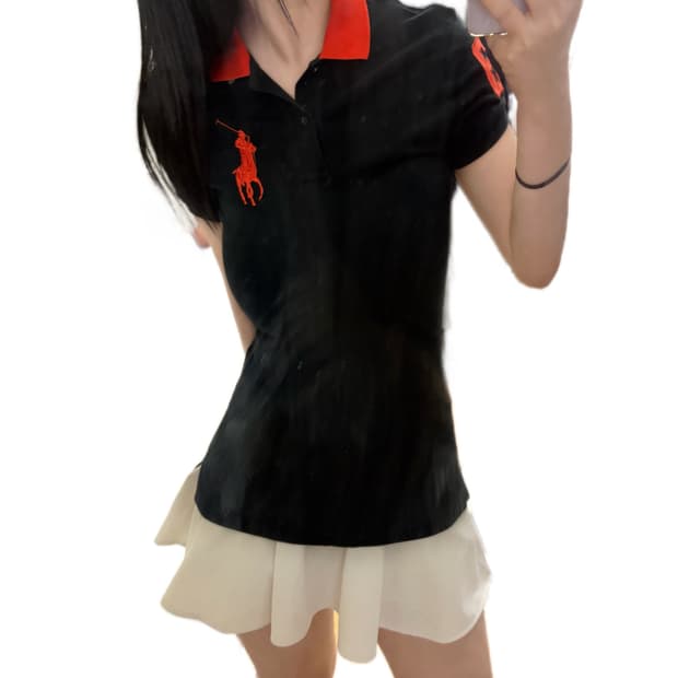 폴로 랄프로렌 빅포니 블랙 카라티 PK 정품