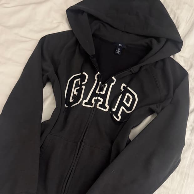 갭 딱붙 후드집업 S