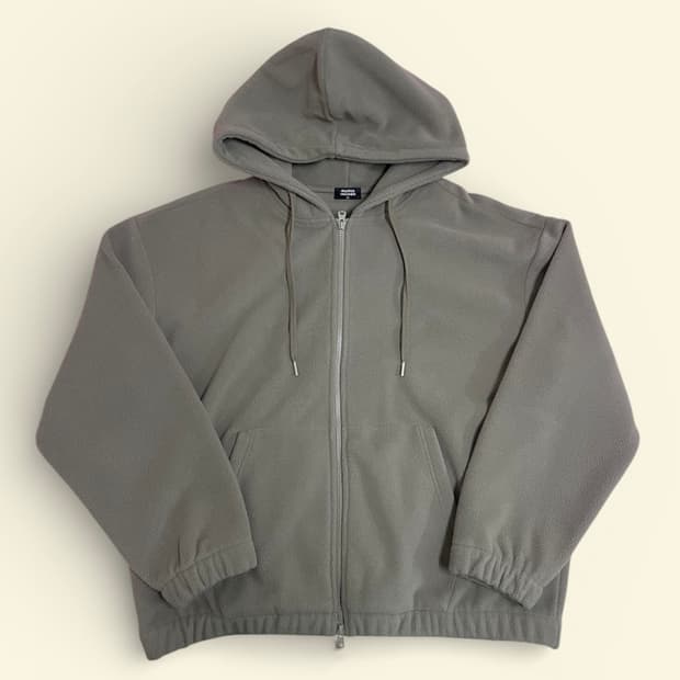 무신사스탠다드 폴라 폴리스 후디드 집업