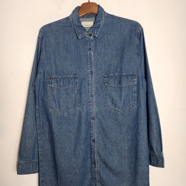 톰보이 데님 셔츠