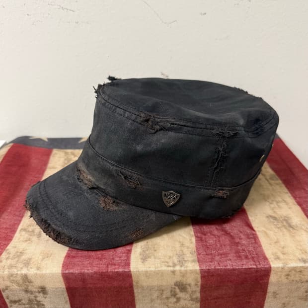 (빈티지 커스텀) rusted oil coating wax cap
