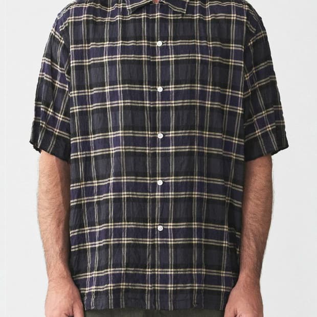 사쥬드크레(Sage de cret) 오픈 칼라 셔츠 L사이즈