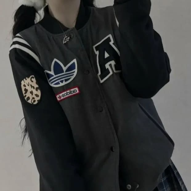 디다스 빅 트레포일 바시티 스타디움 자켓 95  M