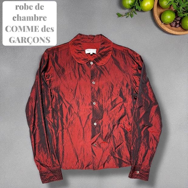 꼼데가르송 2002 도트 패턴셔츠