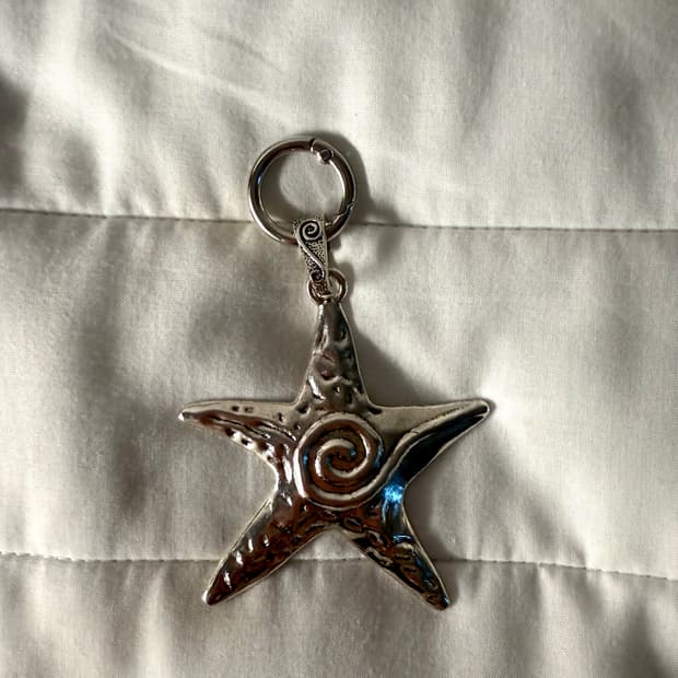 Starfish keyring