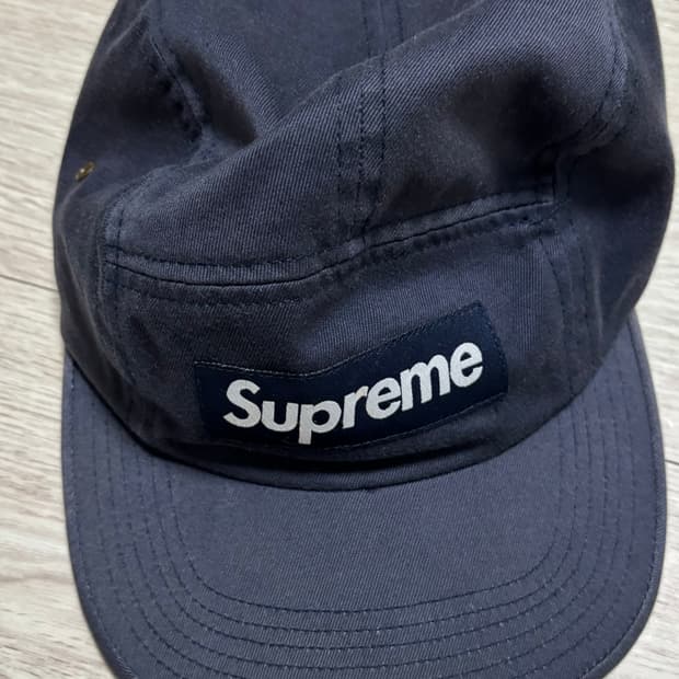 급처) 슈프림 워시드 치노 캠프캡 네이비