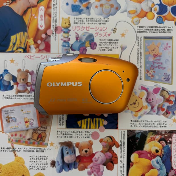희귀컬러🧡Olympus Mju Mini 올림푸스 뮤 미니