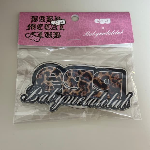 베이비메탈클럽 베메클 에그 그립톡 새상품