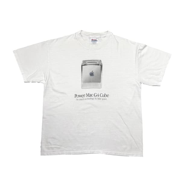 00’s 애플 g4 cube 프로모 티셔츠