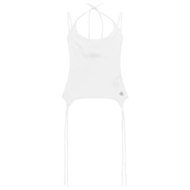 코이세이오 나시 HALTER STRAP SLEEVELESS WHITE