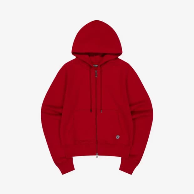 코이세이오 038 cozy hood zip-up red