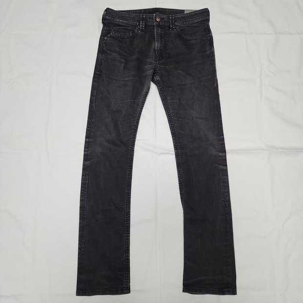 디젤 타바 (Thavar) 빈티지 흑청 데님팬츠