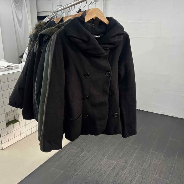 gomme 마키 히로시게 고무 울 자켓