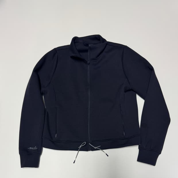 여성 뮬라웨어 트레이닝 기능성 집업 자켓 S 네이비