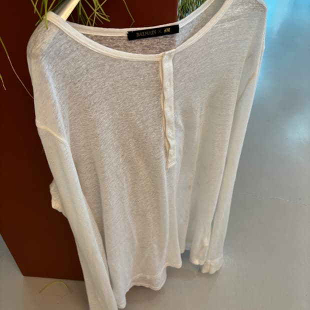 Balmain X H&M Linen T-shirt