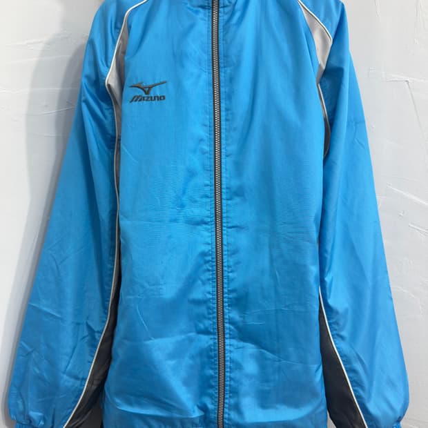 mizuno blue hood jacket