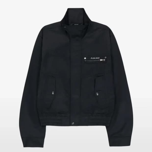 아캄 하이넥버튼 자켓