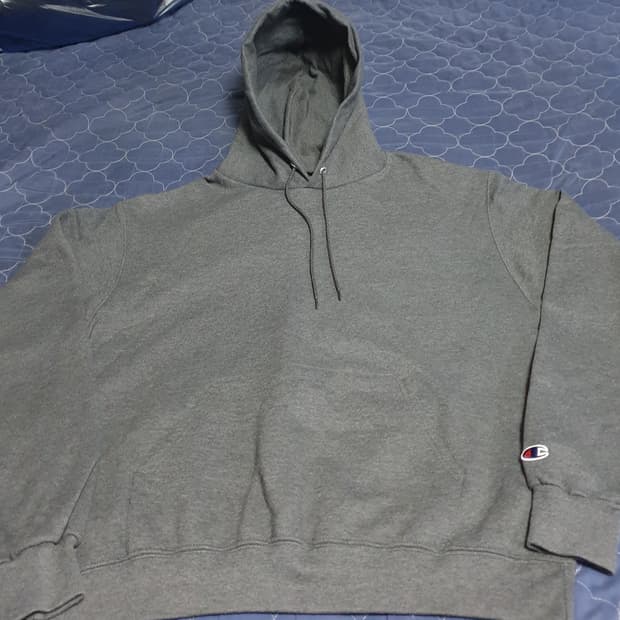 챔피온 ECO 약기모 후드티 다크그레이 (L)