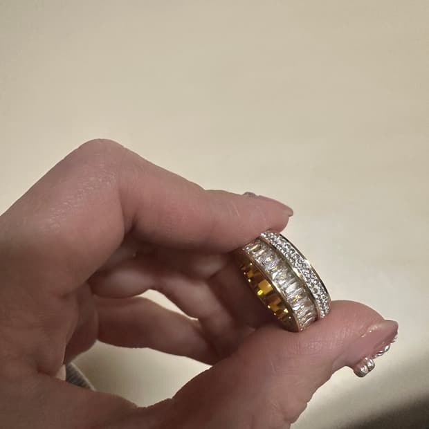 볼드 큐빅 반지